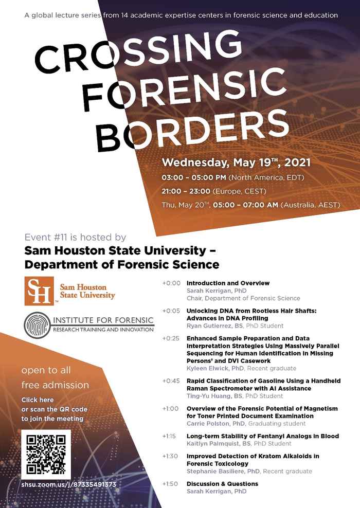 Flyer Event #11 IFRTI Sam Houson University
