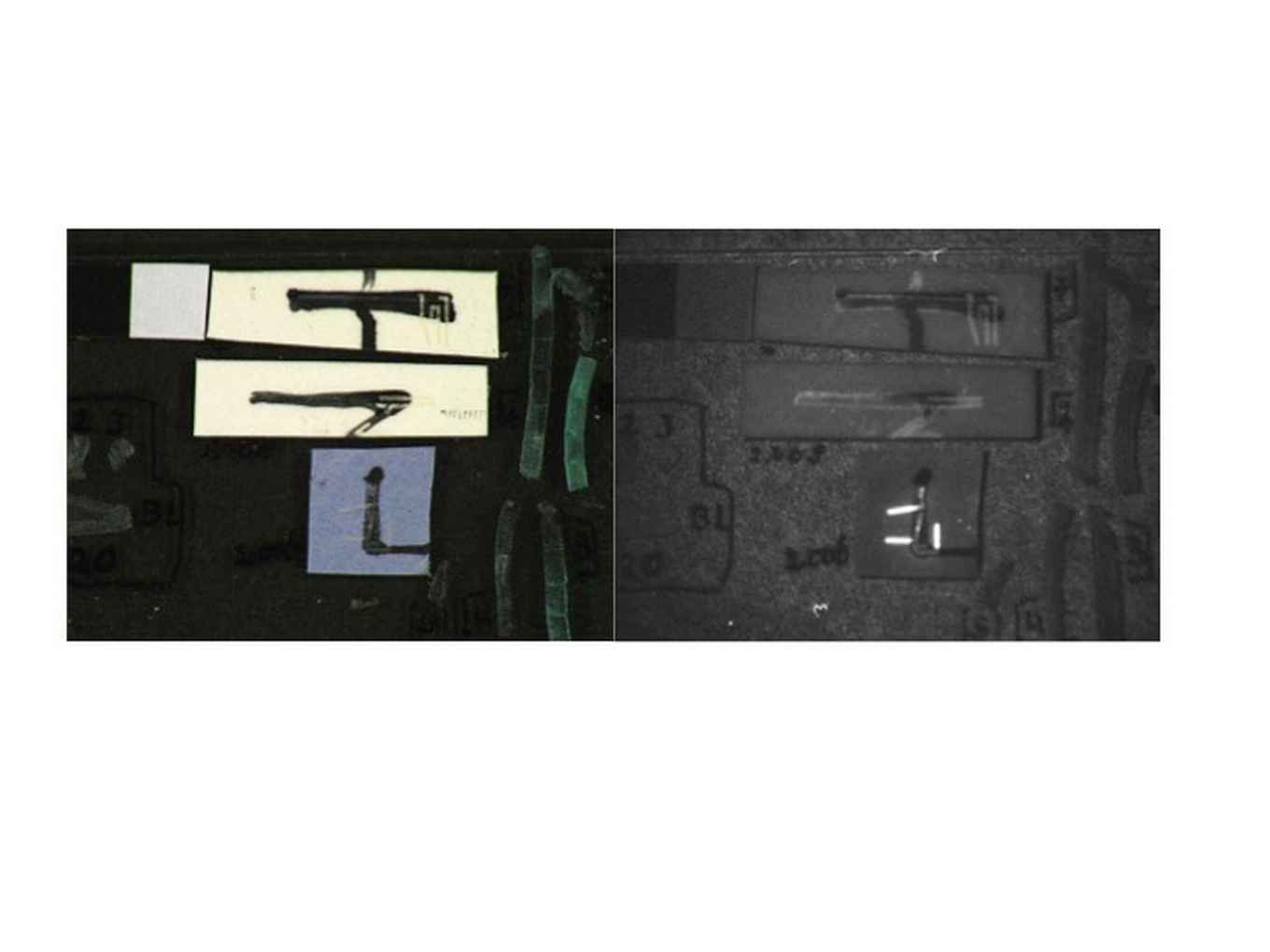 LA-ICP-MS lijnen en fluorescientie